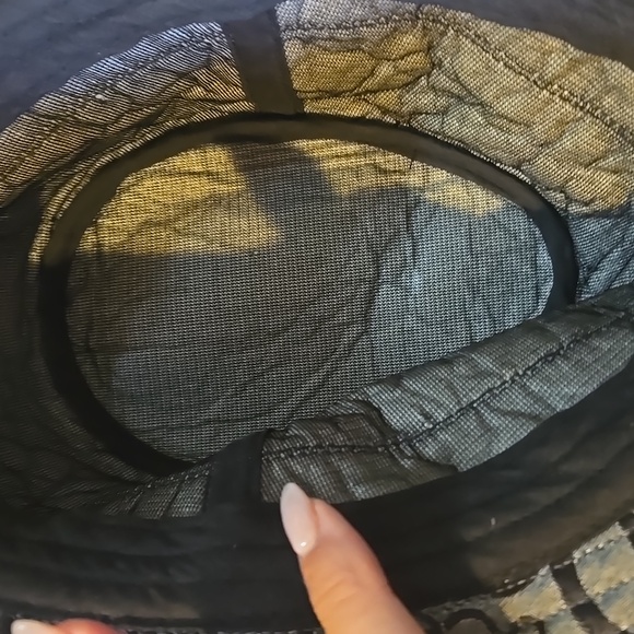 Enyce Stylish Charcoal Black and Gold Bucket Hat - Picture 6 of 8